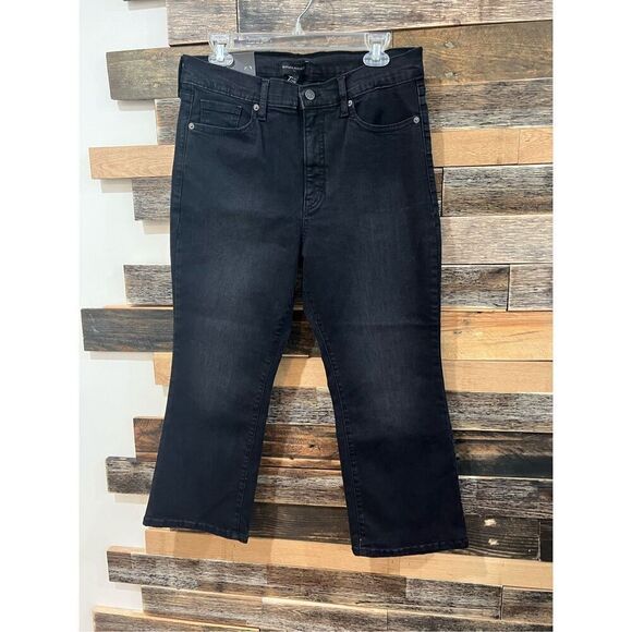 Banana Republic NWT cropped bootcut high waisted jeans petite sz 31 or 12 - Picture 1 of 9